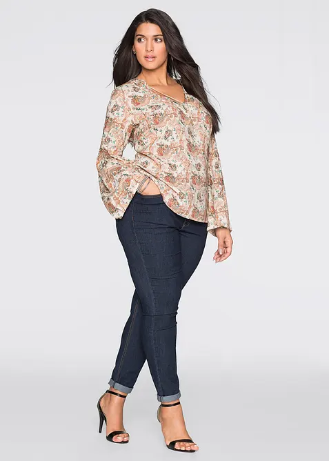 Jean en mati&egrave;re l&eacute;g&egrave;re et super extensible, bonprix