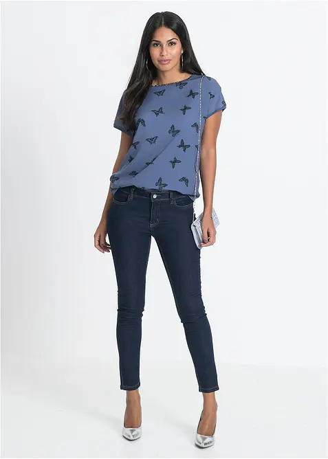 Jean en mati&egrave;re l&eacute;g&egrave;re et super extensible, bonprix