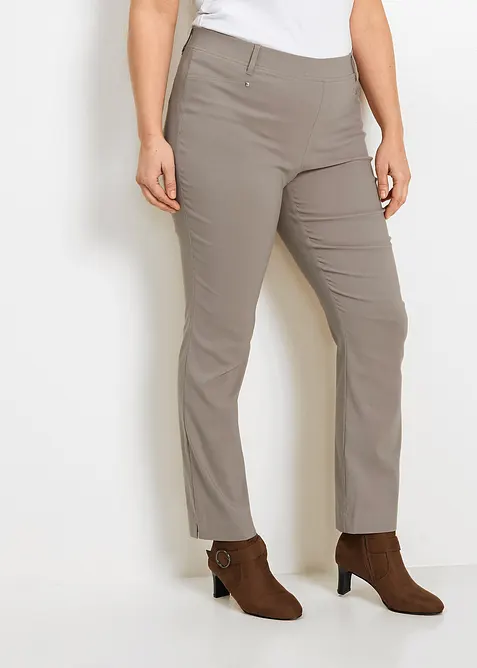 Pantalon extensible &agrave; taille enti&egrave;rement &eacute;lastiqu&eacute;e, bonprix