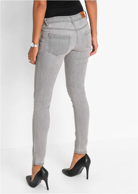 Jean skinny taille mi-haute, extensible, bonprix