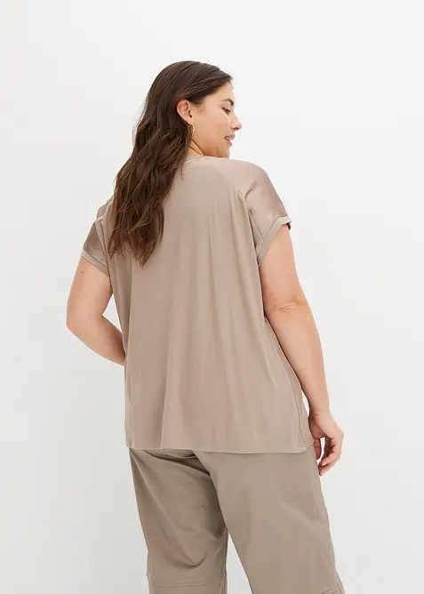 T-shirt en viscose mélangée, bonprix