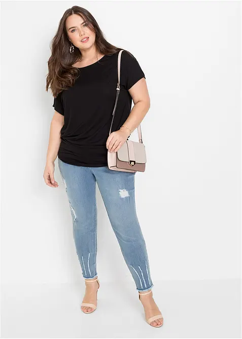 T-shirt doux en viscose extensible, bonprix