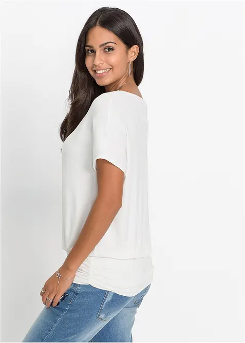 T-shirt doux en viscose extensible, bonprix