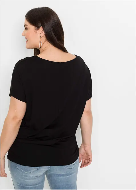 T-shirt doux en viscose extensible, bonprix