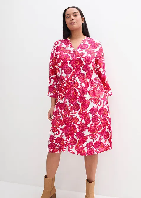 Robe-chemise en viscose fluide, bonprix