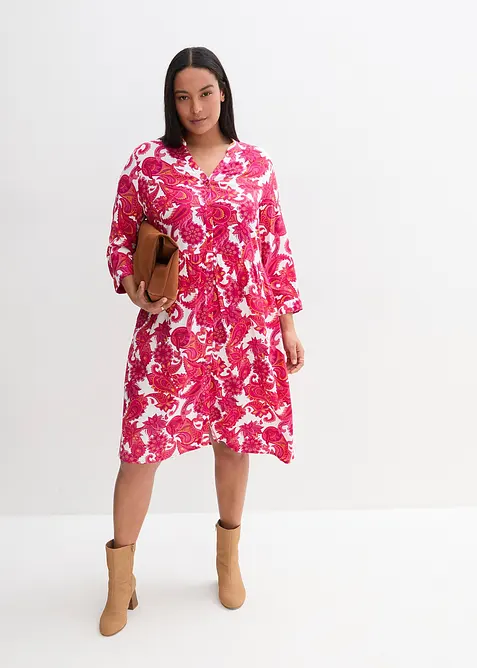 Robe-chemise en viscose fluide, bonprix