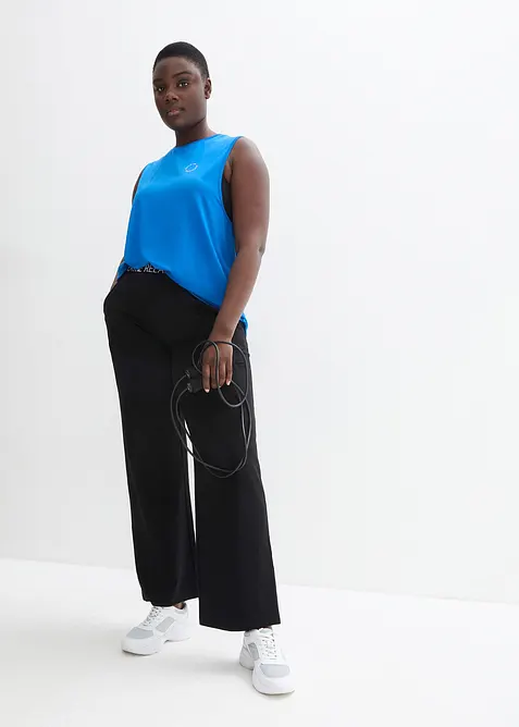 Pantalon de sport avec taille élastiquée, bonprix