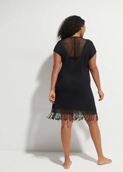 Robe de plage transparente en viscose, bonprix