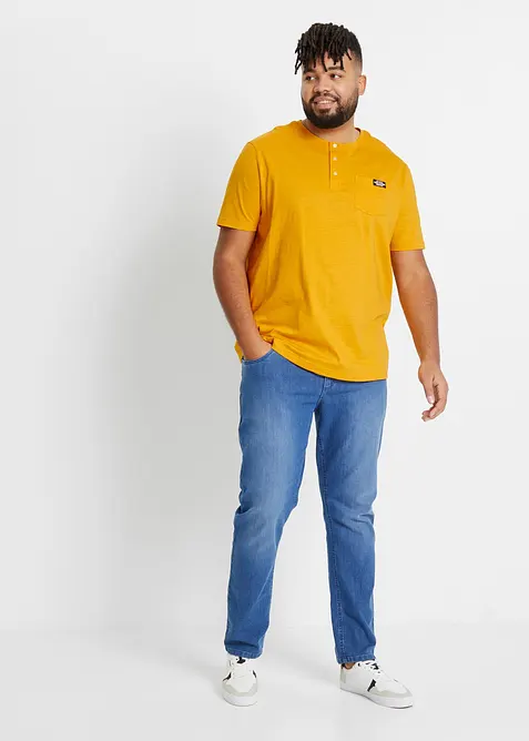 Jean slim l&eacute;ger, droit, bonprix