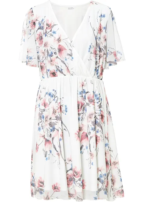 Robe courte en mesh, bonprix