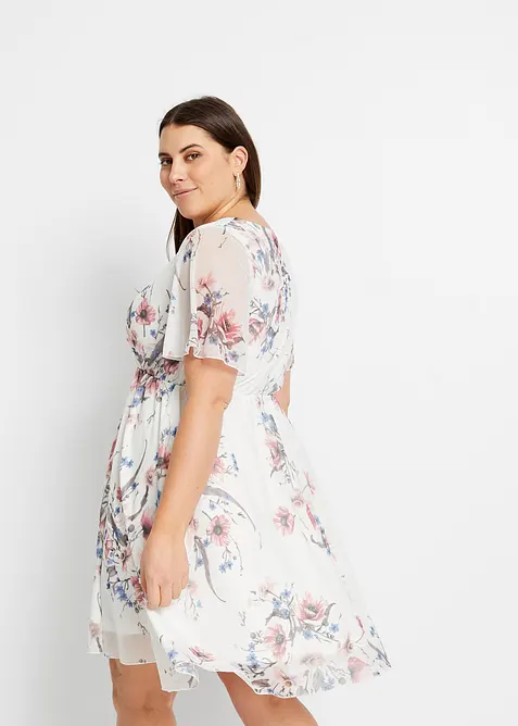 Robe courte en mesh, bonprix