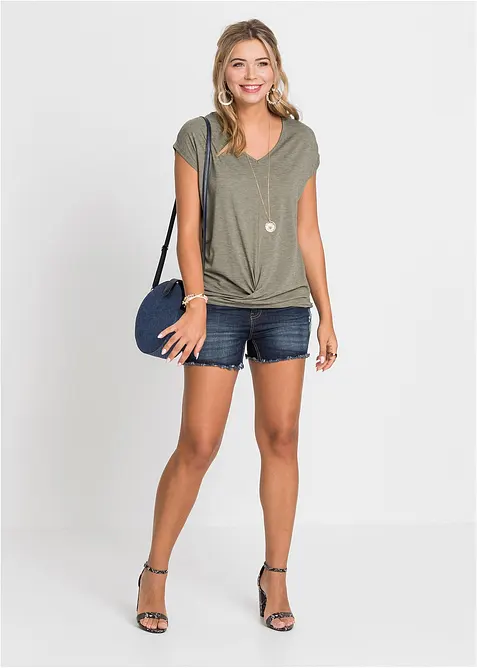 T-shirt en viscose mélangée, bonprix