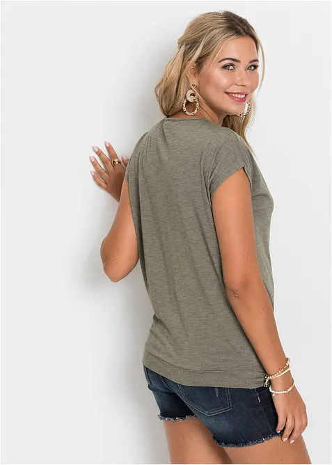 T-shirt en viscose mélangée, bonprix