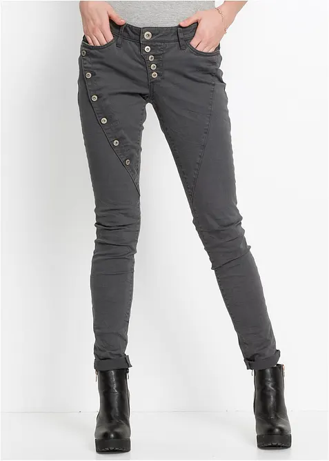 Pantalon en twill de coton extensible, bonprix