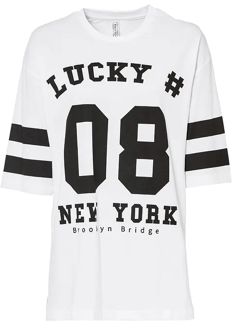 T-shirt oversize 100% coton, bonprix