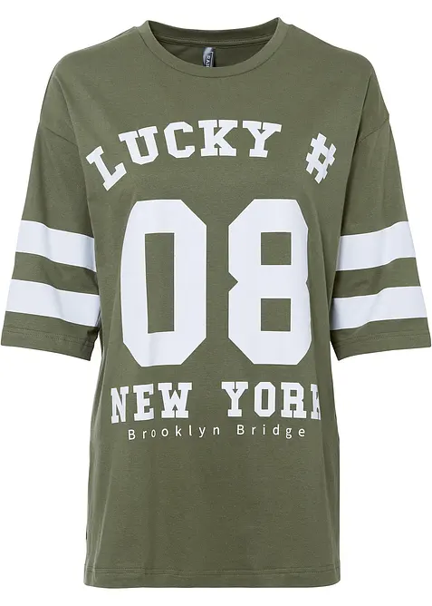 T-shirt oversize 100% coton, bonprix