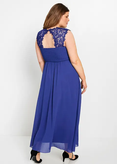 Robe longue avec dentelle, bonprix