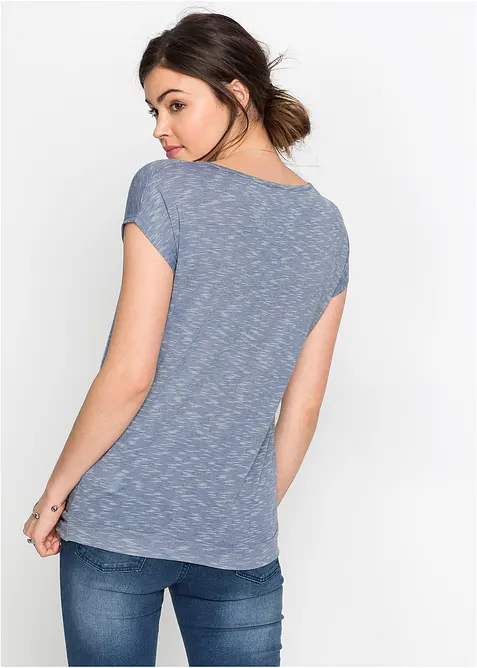 T-shirt en viscose m&eacute;lang&eacute;e, bonprix