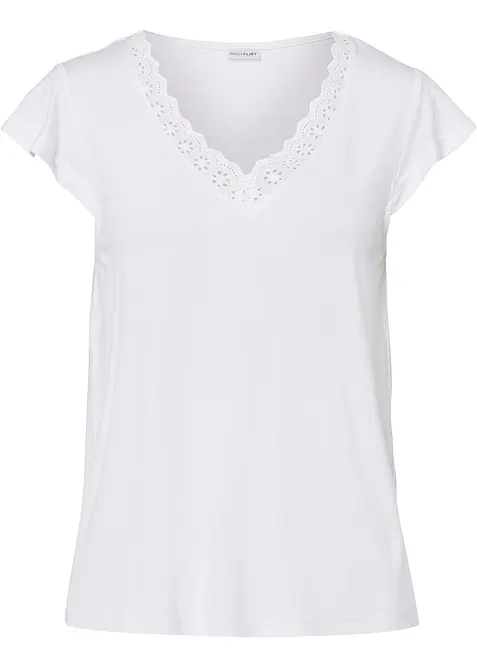 T-shirt en viscose extensible, bonprix