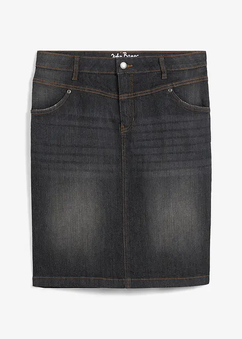 Jupe en jean extensible, bonprix