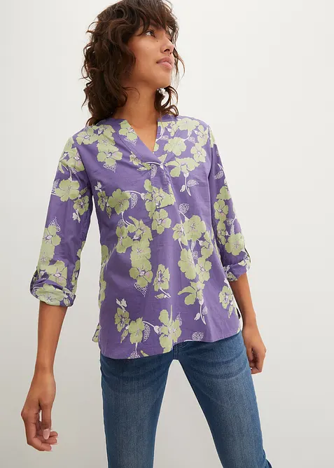 Tunique-blouse 100% coton, bonprix