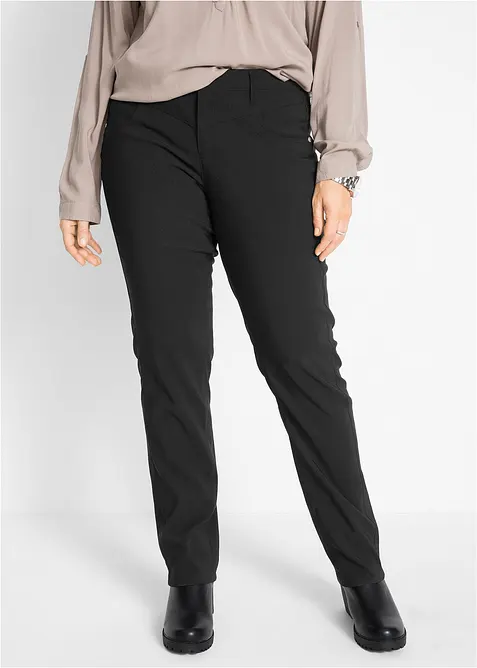 Pantalon droit en bengaline extensible, bonprix