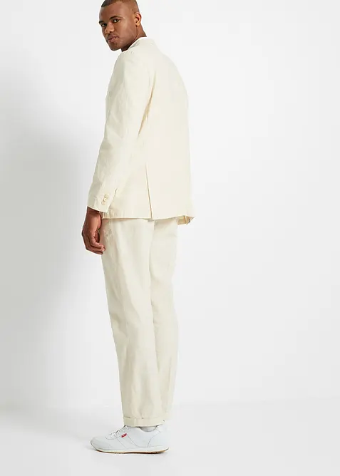 Costume 2 pièces en lin mélangé, regular, bonprix