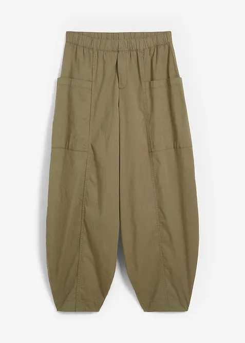 Pantalon en twill de coton extensible, bonprix