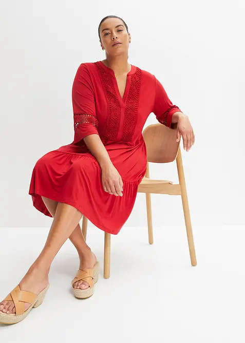 Robe-tunique en viscose douce, bonprix