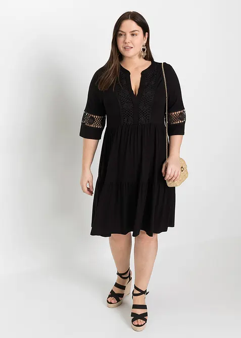 Robe-tunique en viscose douce, bonprix