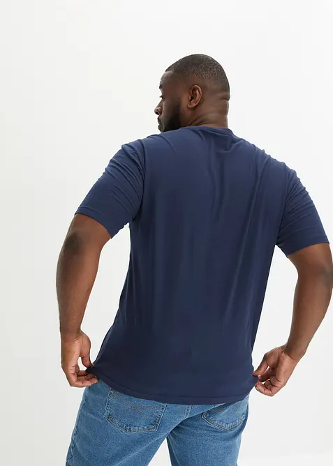 Lot de 2 T-shirts 100% coton, bonprix