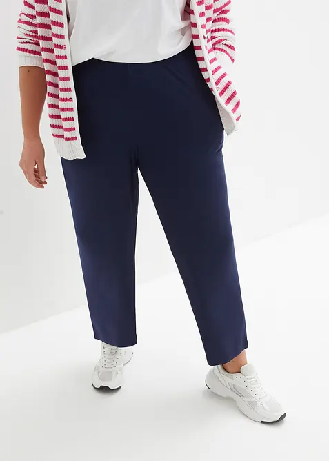 Pantalon 7/8 fluide en jersey viscose, bonprix