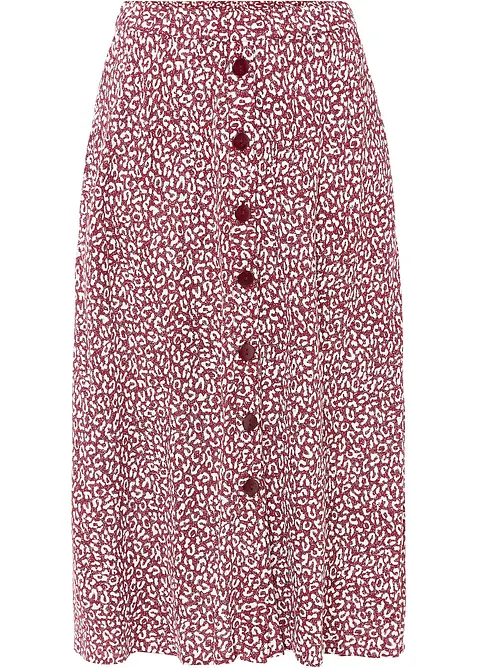 Jupe midi en viscose avec poches, bonprix
