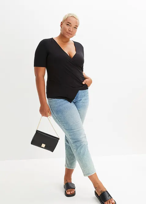 T-shirt doux en viscose extensible, bonprix