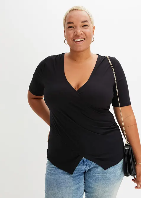 T-shirt doux en viscose extensible, bonprix