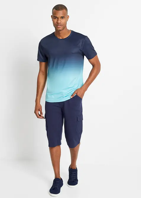 T-shirt technique avec imprimé en dégradé, bonprix