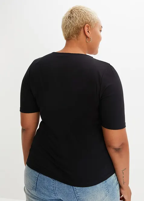 T-shirt doux en viscose extensible, bonprix