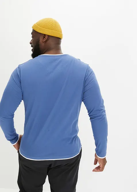 T-shirts manches longues, style 2en1, bonprix