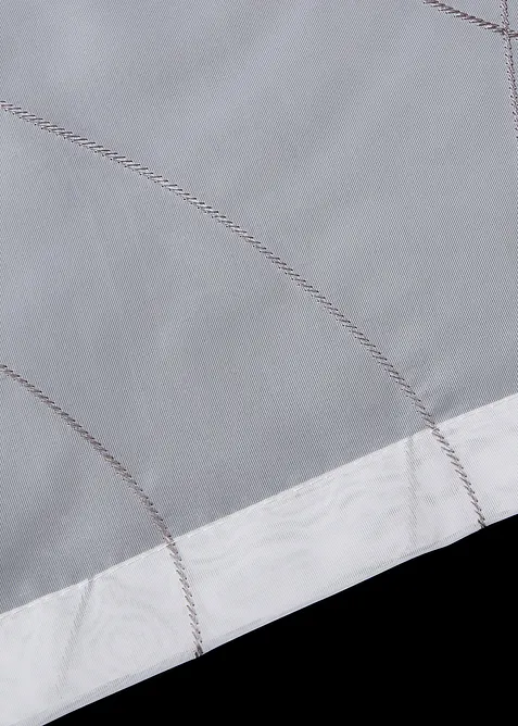 Store bateau transparent avec broderies, bonprix