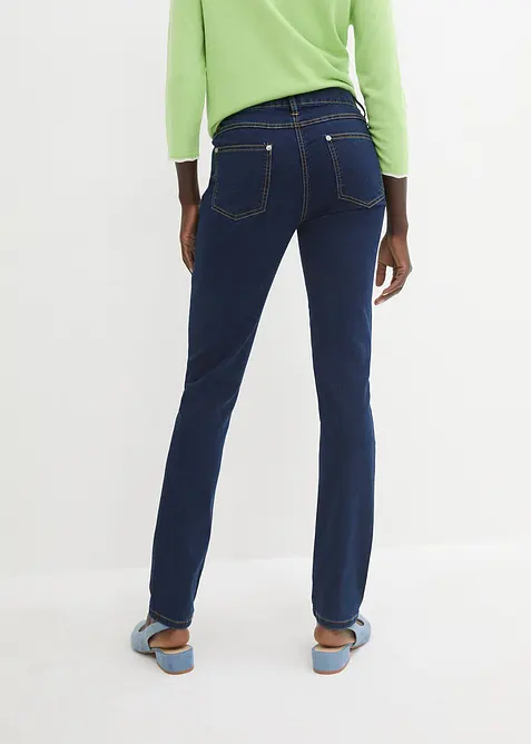Jean slim taille mi-haute, tr&egrave;s extensible, bonprix