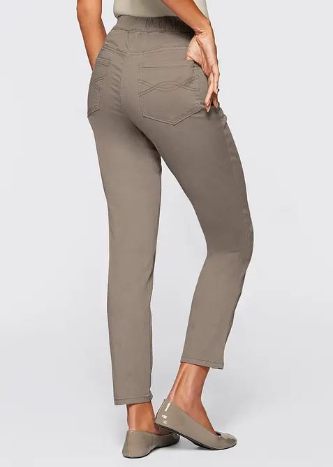 Pantalon 7/8 &agrave; taille &eacute;lastiqu&eacute;e, bonprix