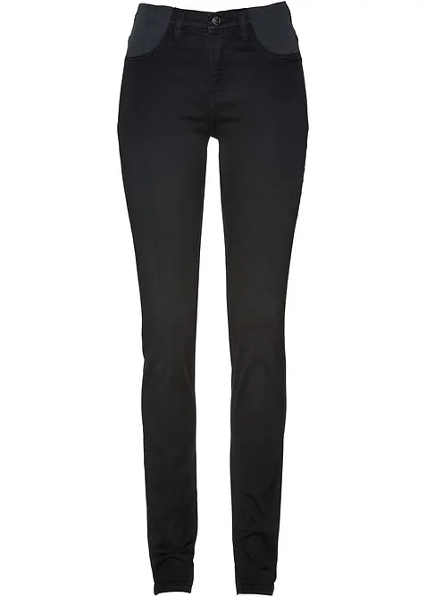 Jean skinny taille mi-haute, extensible, bonprix