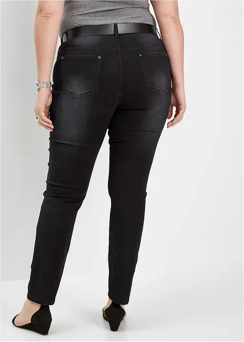 Jean skinny taille mi-haute, extensible, bonprix