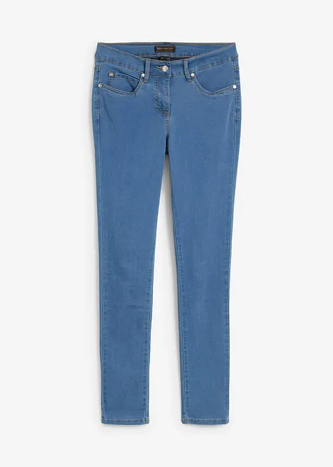 Jean slim taille mi-haute, très extensible, bonprix