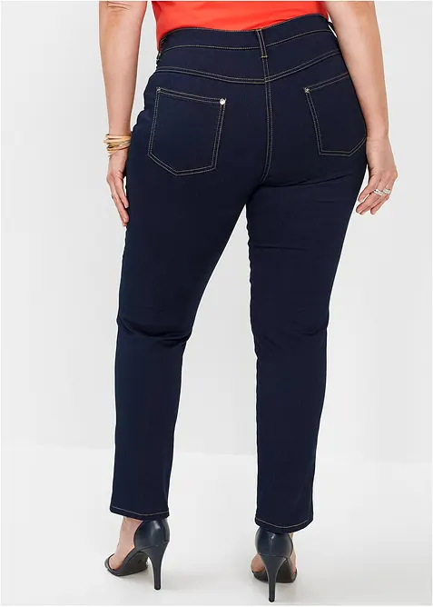 Jean slim taille mi-haute, très extensible, bonprix