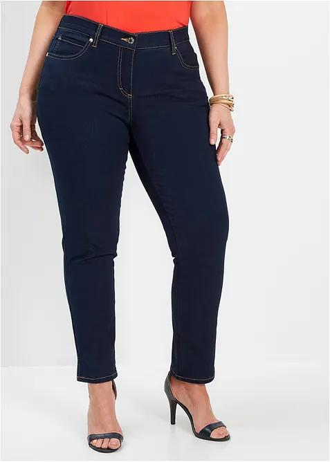 Jean slim taille mi-haute, très extensible, bonprix