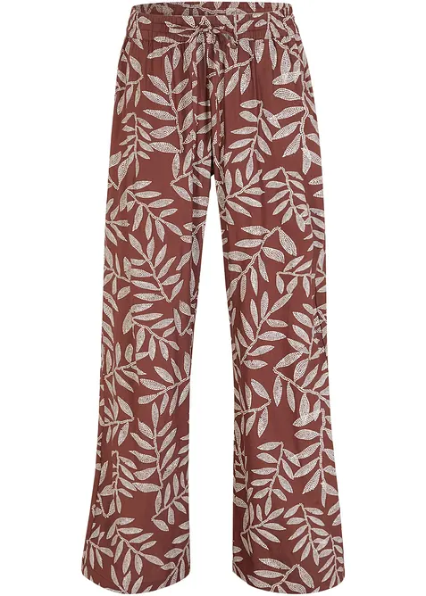 Pantalon palazzo imprimé, bonprix
