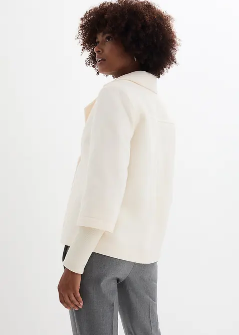 Caban avec manches en maille, bonprix