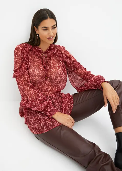 Blouse en mousseline, bonprix