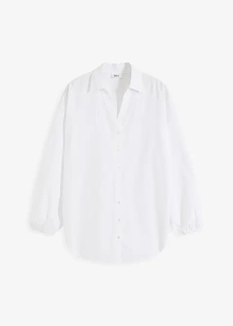 Chemisier oversize 100 % coton, bonprix